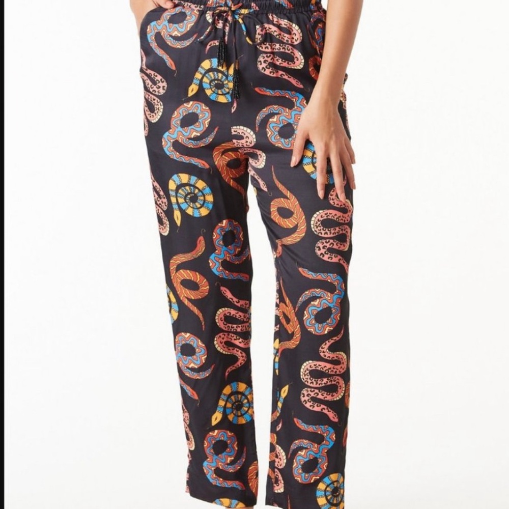 ISO FARM RIO BLACK SNAKES PANTS XL